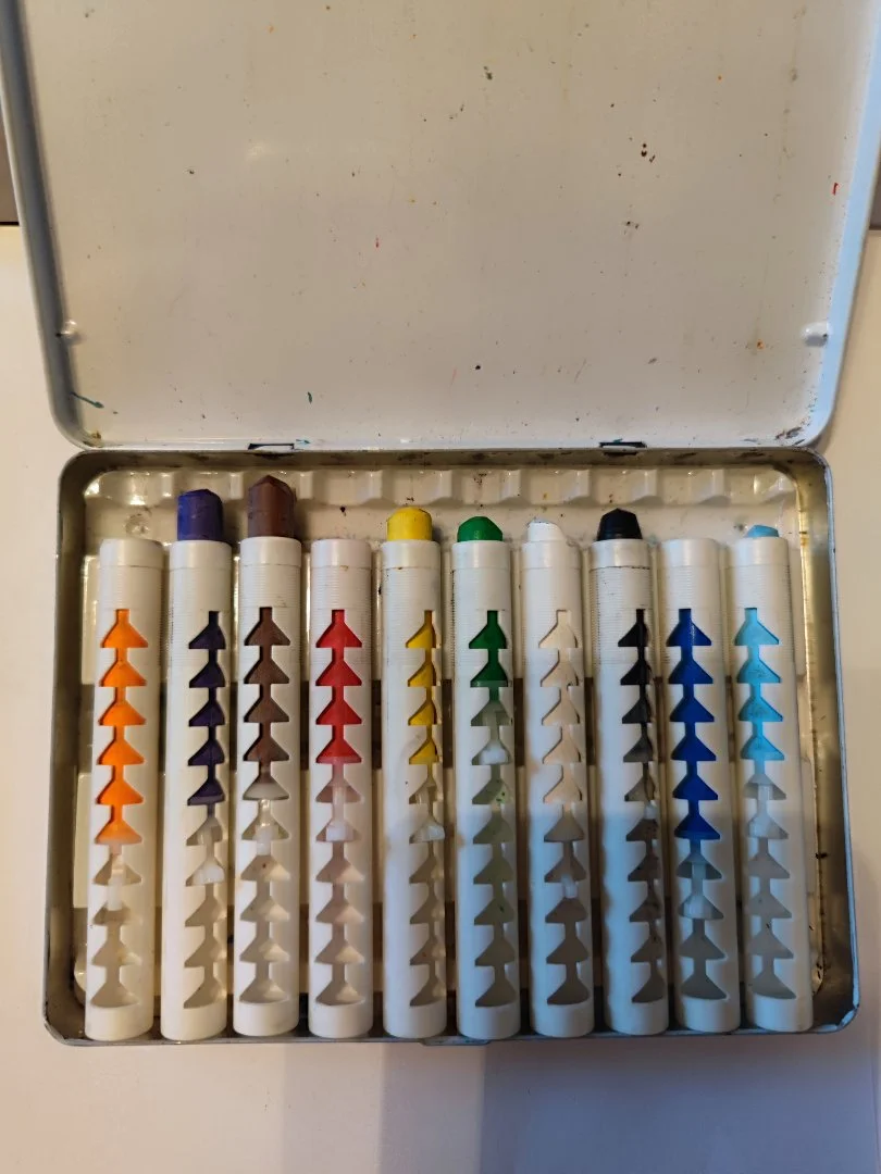 Восковые мелки Happy Color Kreuzer винтаж - миниатюра 8