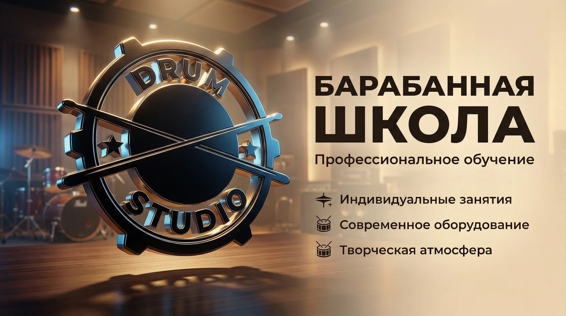 Барабаны: поставлю технику и чувство ритма с нуля - миниатюра 2