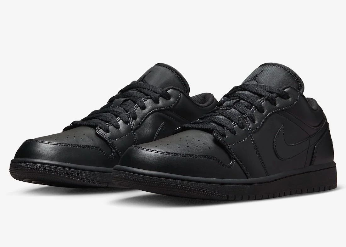 Air jordan 1 low"Triple black" оригинал - изображение 1