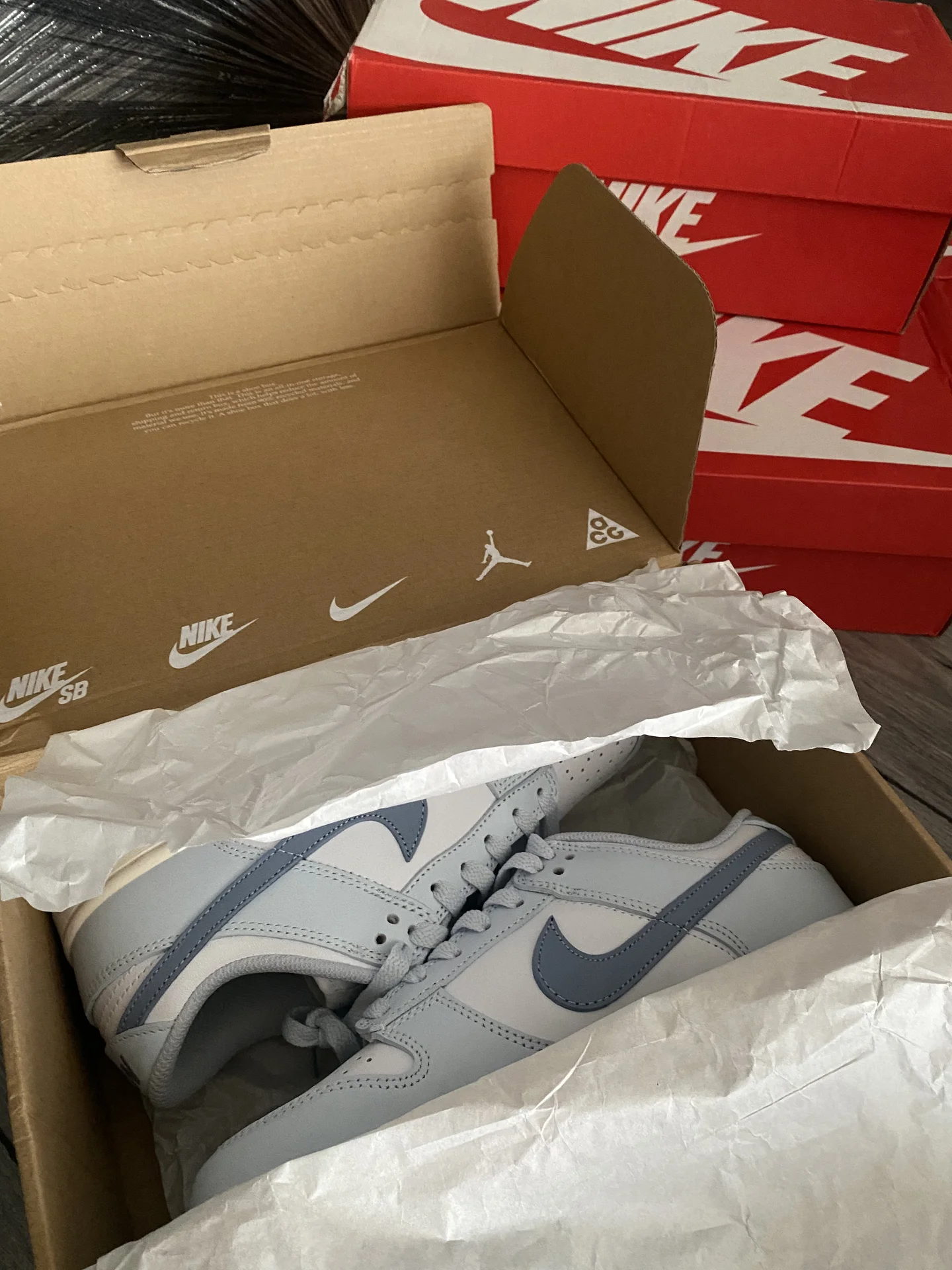 Nike Dunk Low Next Nature “Blue Tint” оригинал - миниатюра 4