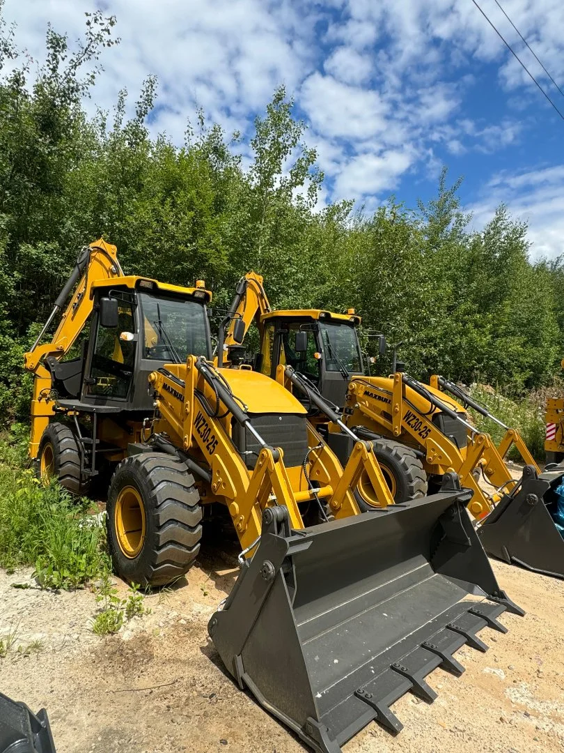 Экскаватор-погрузчик MAXBULL WZ30-25, максимальная комплектация - миниатюра 2