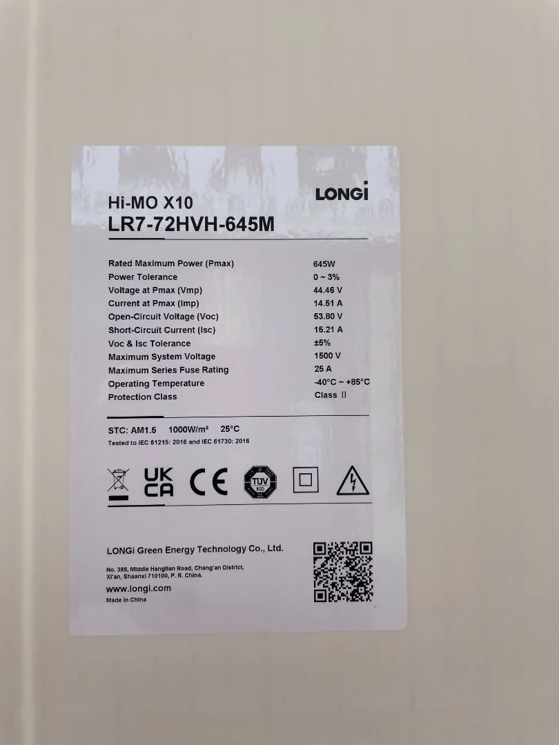 Солнечные панели Longi Hi-MO X10 645 Вт Explorer - миниатюра 2