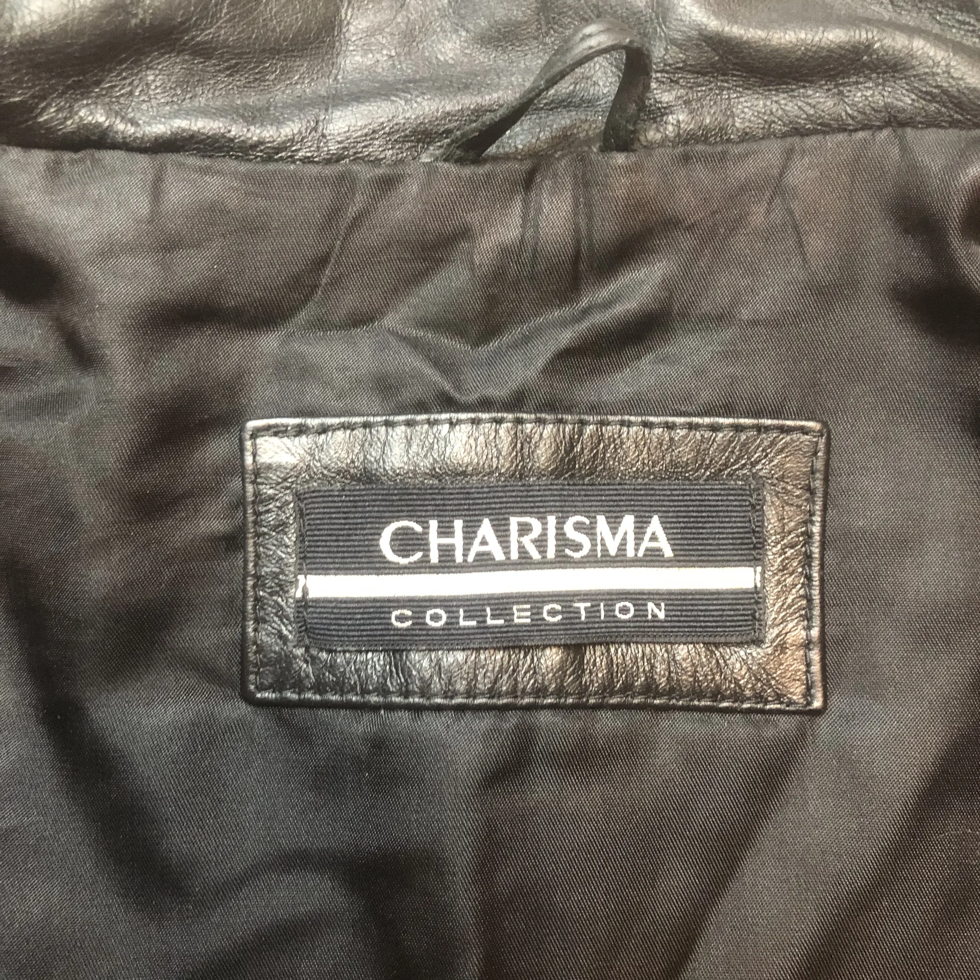 Винтажная кожаная куртка Charisma XL vintage rare - миниатюра 4
