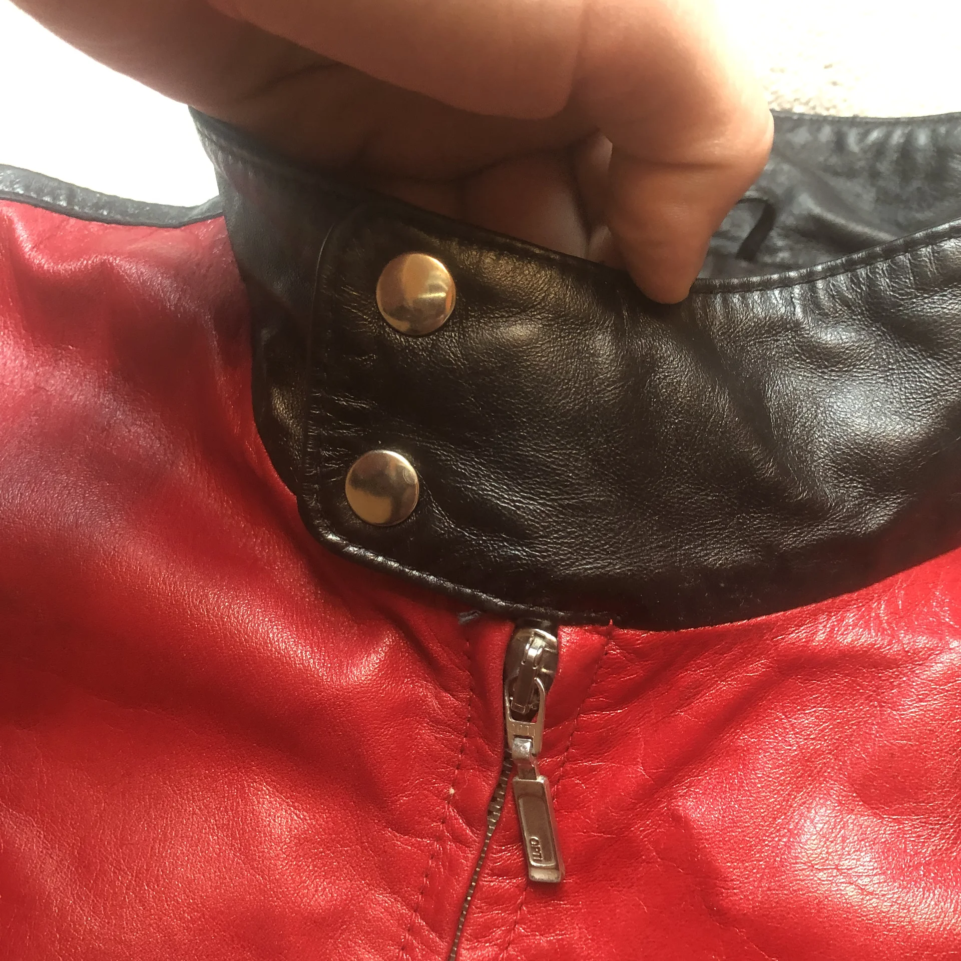 Винтажная кожаная куртка Charisma XL vintage rare - миниатюра 10