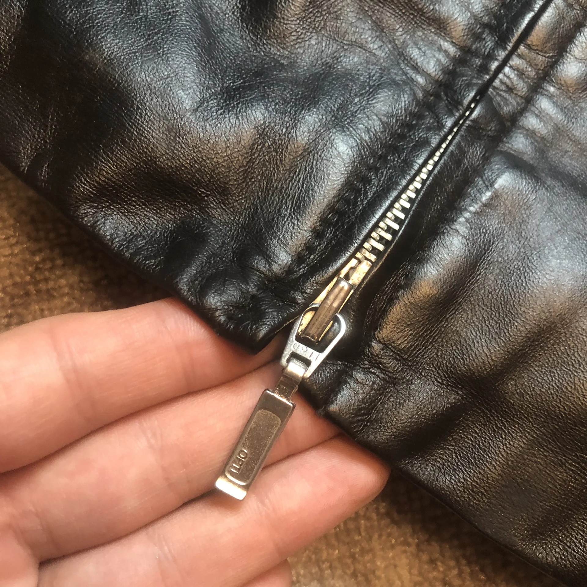 Винтажная кожаная куртка Charisma XL vintage rare - миниатюра 11