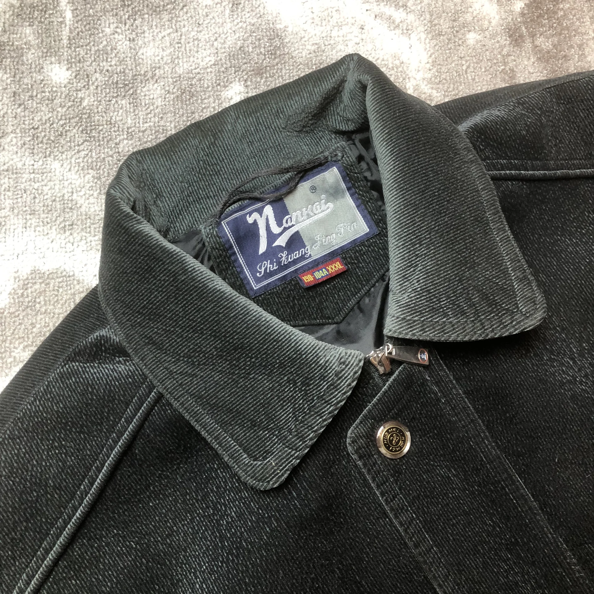Винтажный велюровый бомбер куртка хамелеон vintage - миниатюра 7