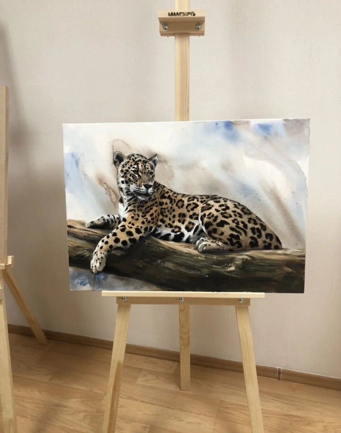 Картина Леопард на дереве