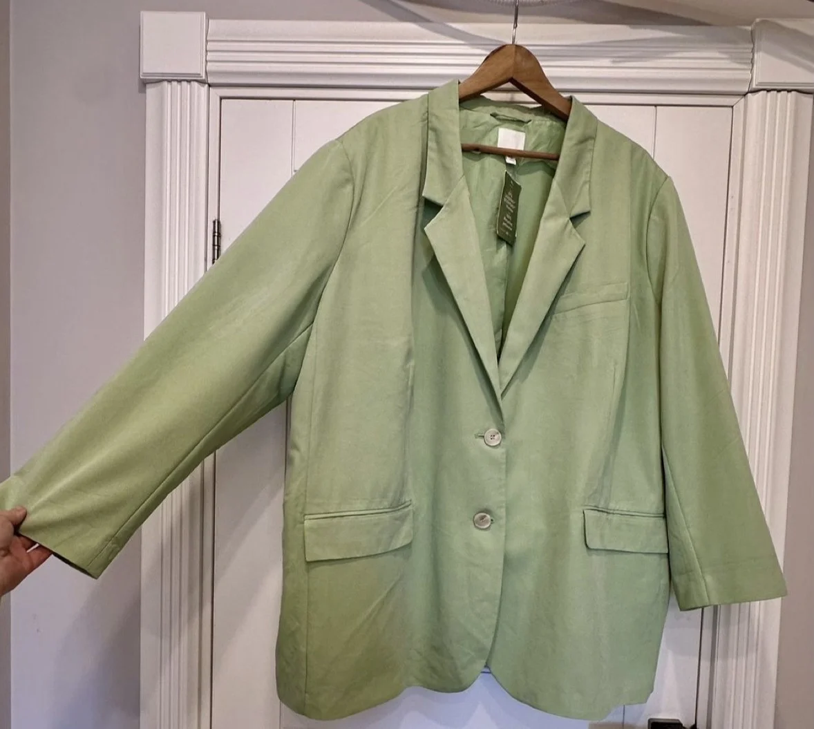 Пиджак женский большой, легкий H&M, 4XL-5XL - изображение 1