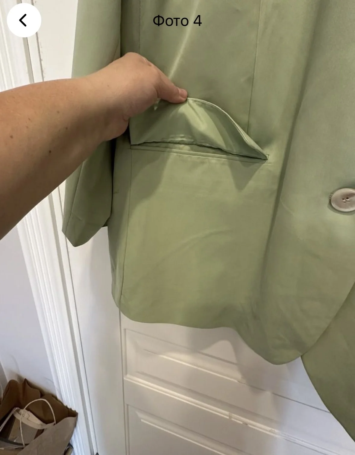 Пиджак женский большой, легкий H&M, 4XL-5XL - миниатюра 4