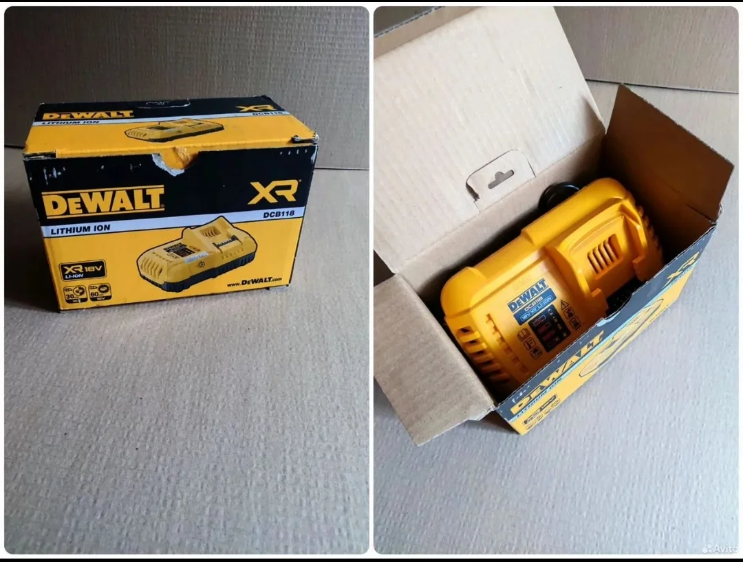Быстрое зарядное устройство DeWalt DCB118 (Европа) - миниатюра 2