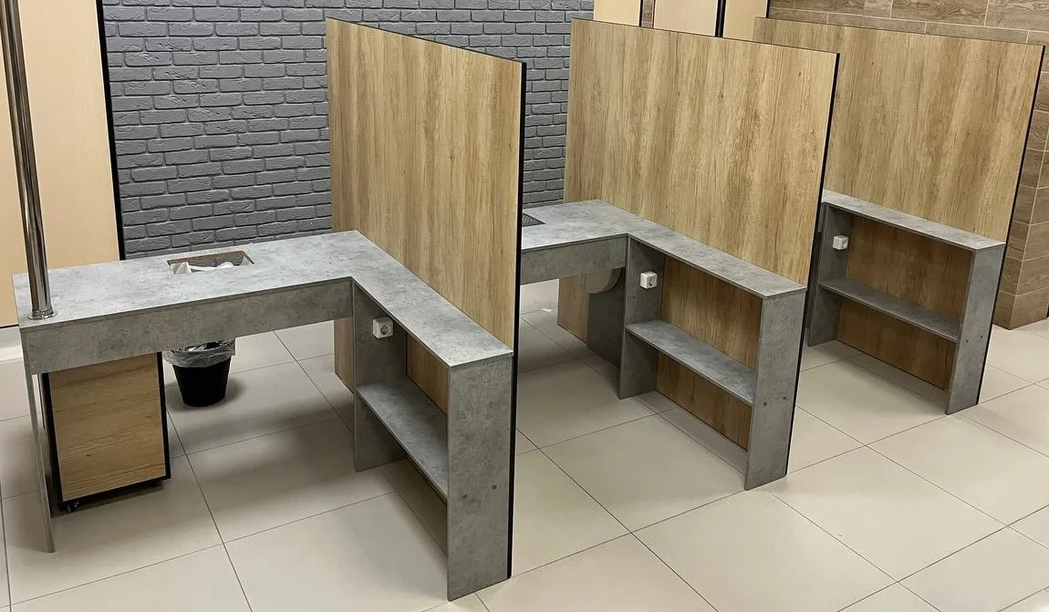 Маникюрные столы (вытяжки, тумбы для мастера, полк - изображение 1
