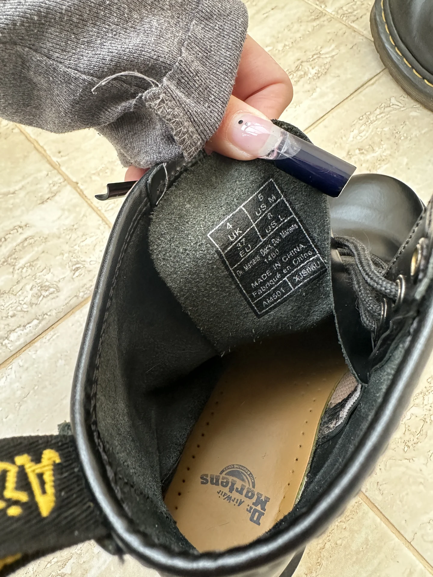 Dr. Martens ботинки мартинсы - миниатюра 4
