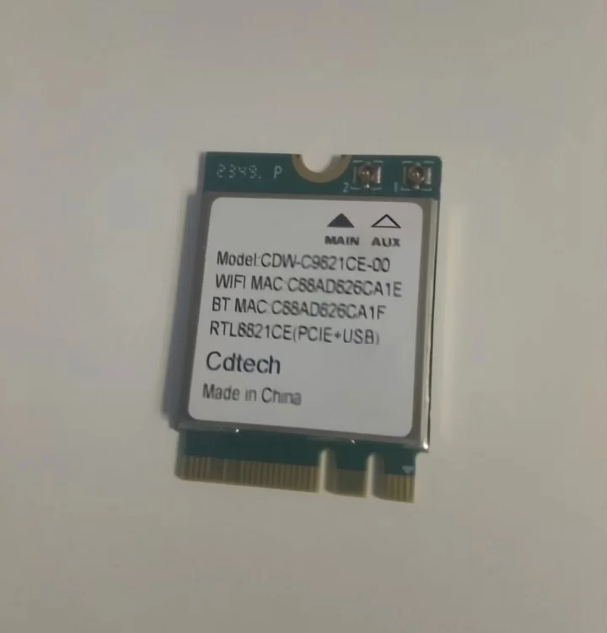 WiFi модуль m.2 2230 RTL8821CE ngff - изображение 1