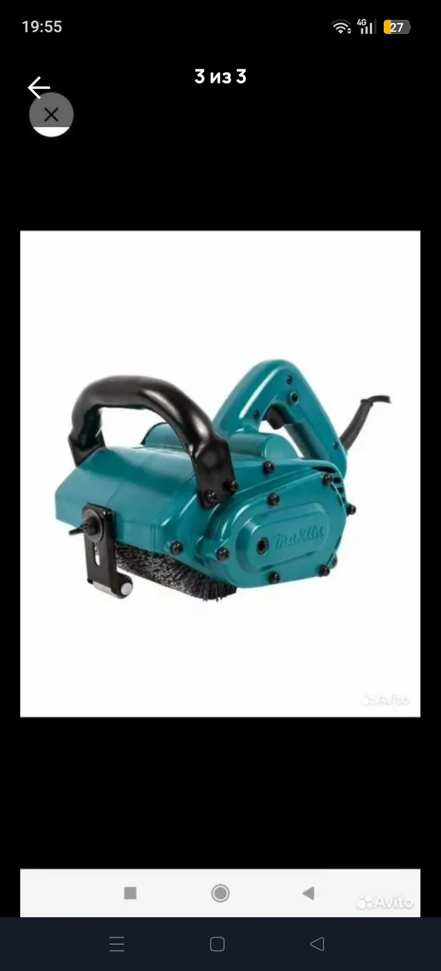 Щётка нейлон р80, р120 на Makita 9741 - миниатюра 3
