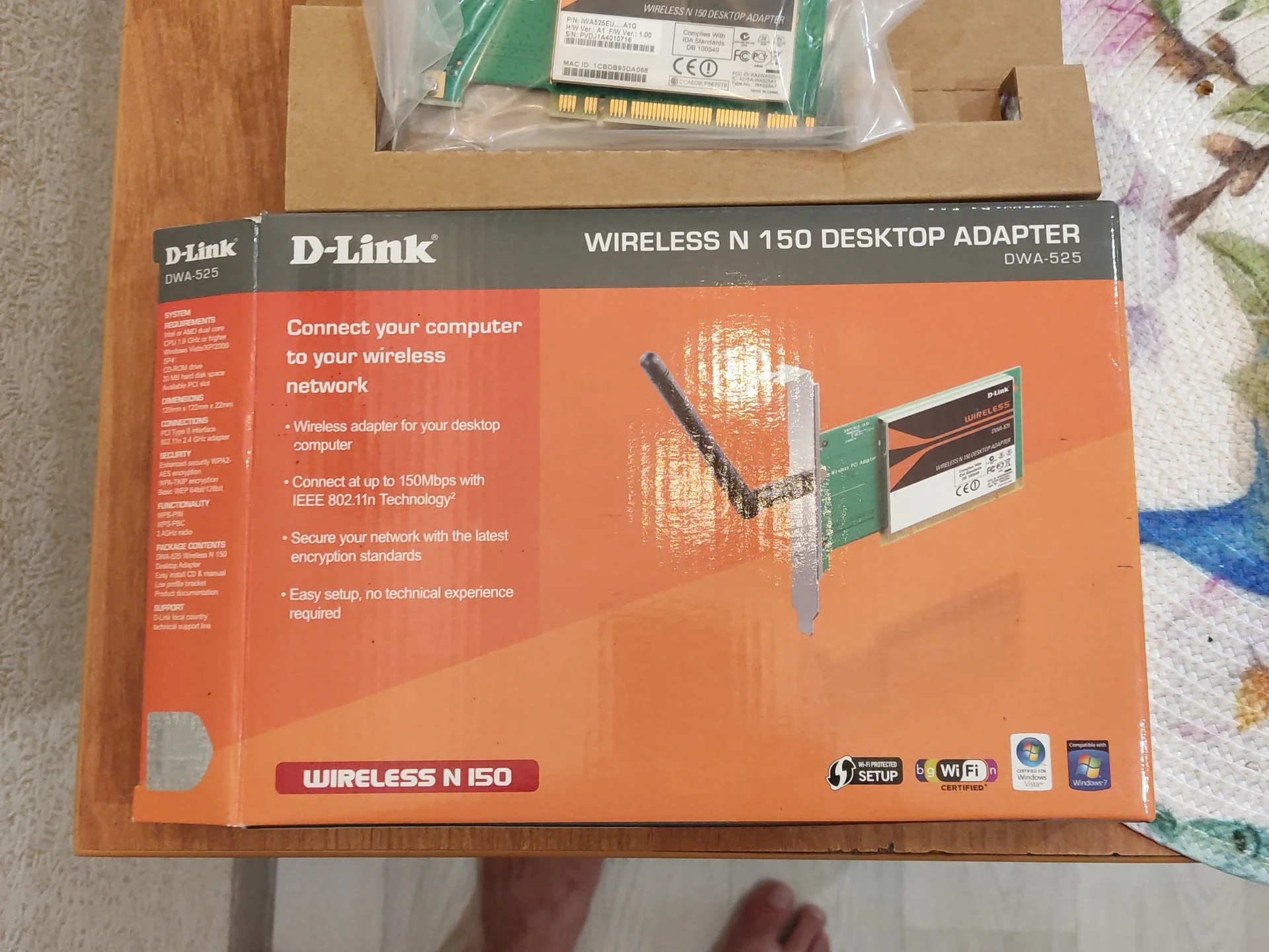 D-Link N150 компьютерный адаптер - миниатюра 2