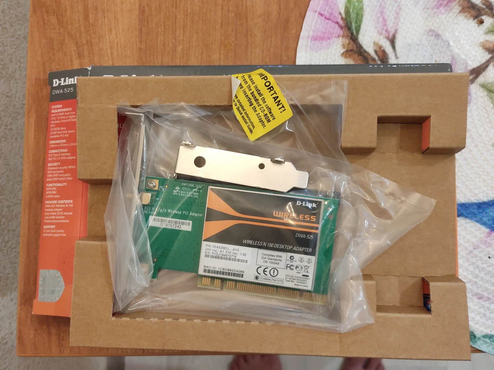 D-Link N150 компьютерный адаптер - миниатюра 3