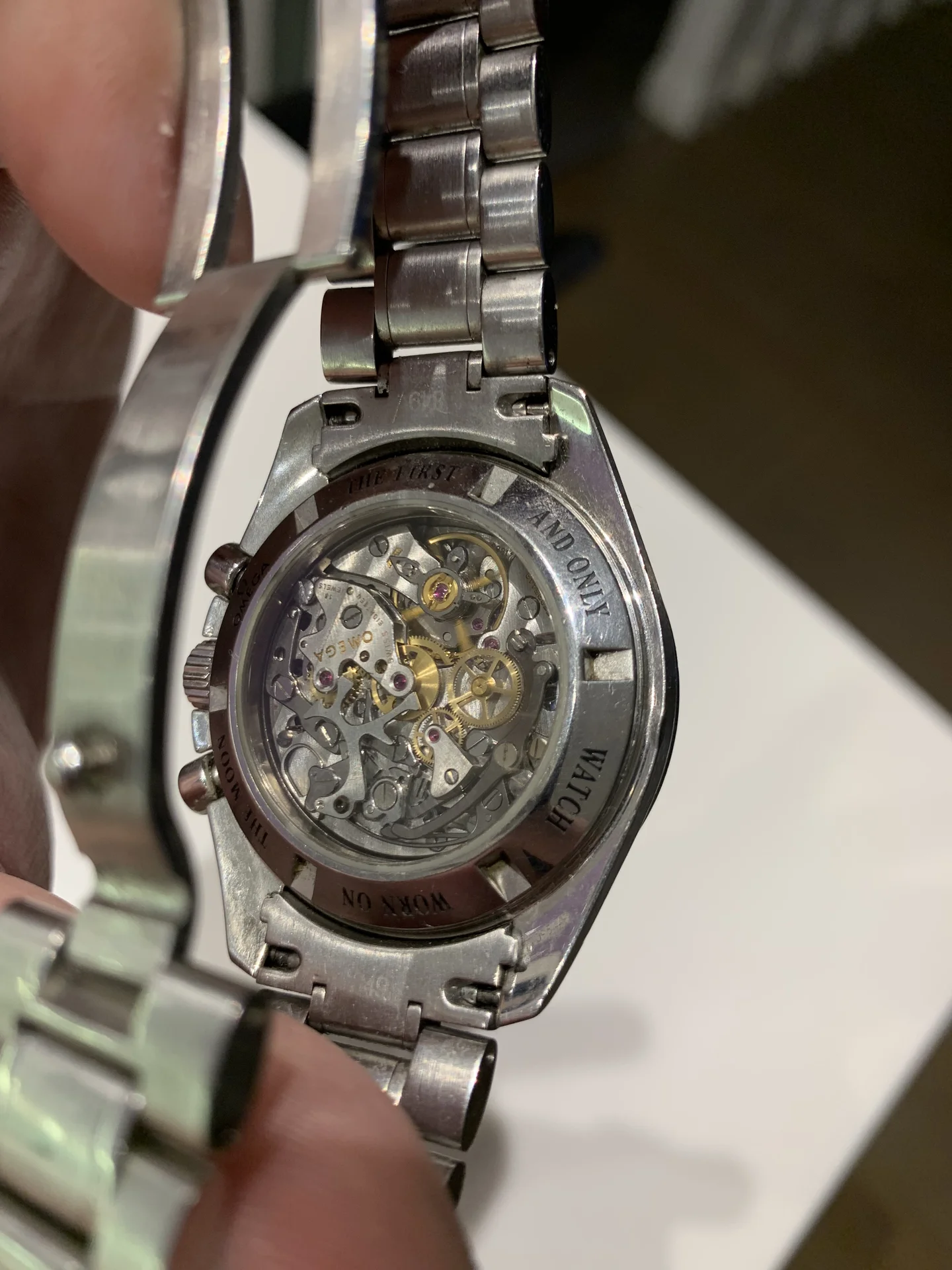 Часы omega speedmaster professional moonwatch - миниатюра 5
