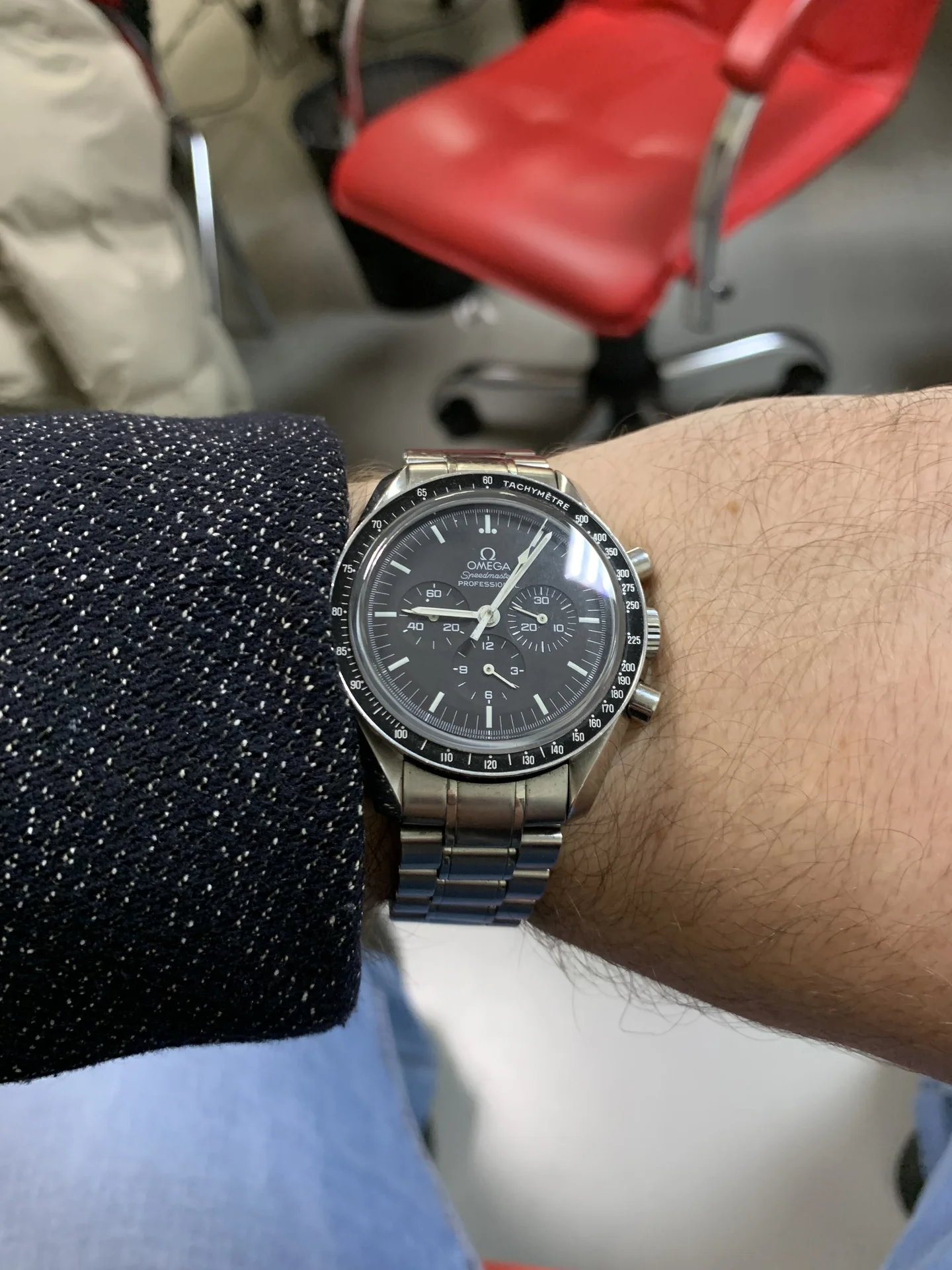 Часы omega speedmaster professional moonwatch - миниатюра 7