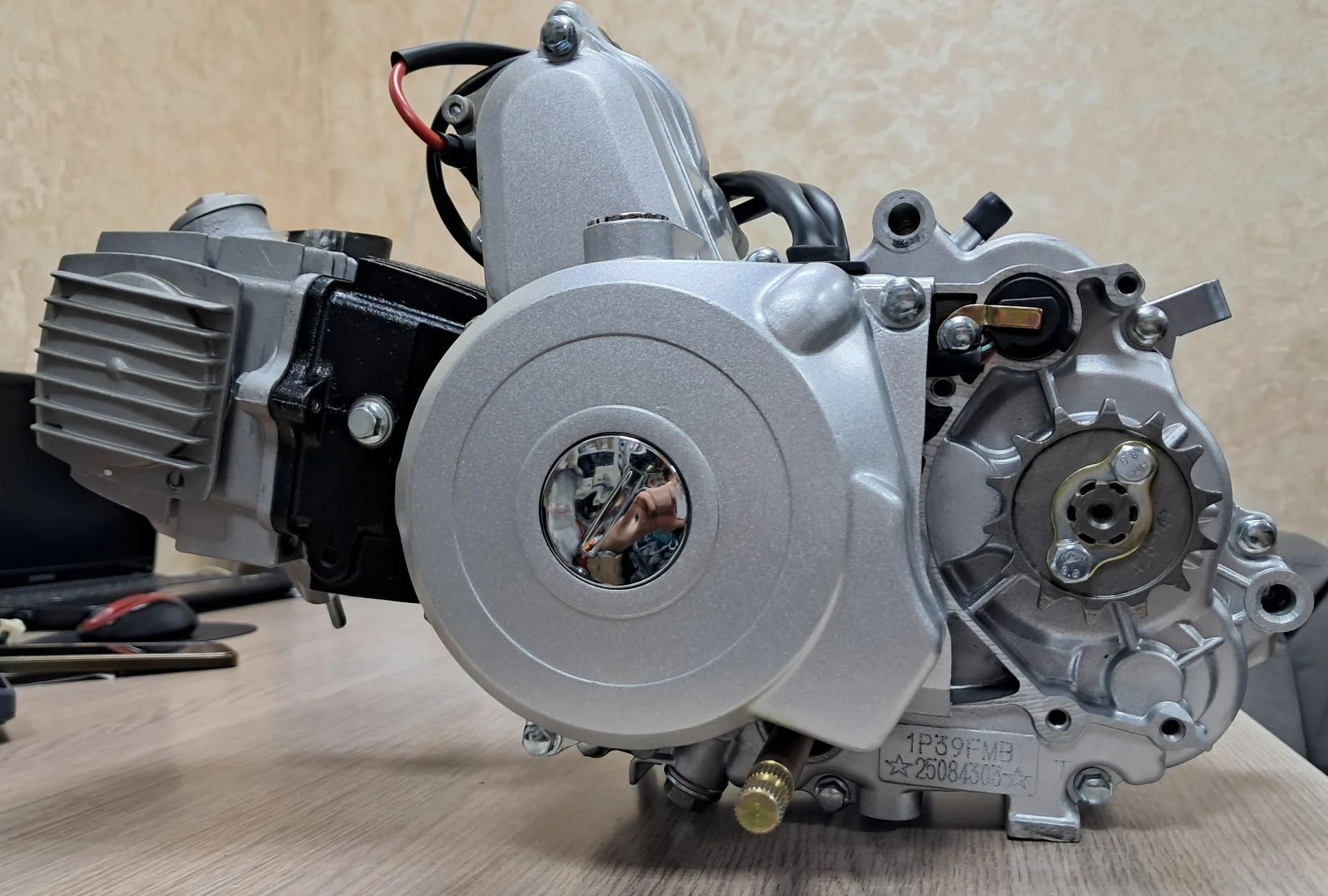 Двигатель 152FMH 110cc Alpha Delta (верхний стартер) - миниатюра 2