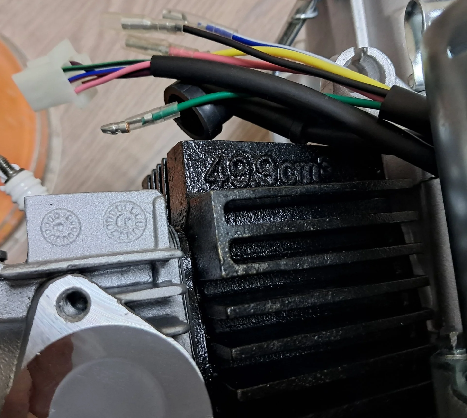 Двигатель 152FMH 110cc Alpha Delta (верхний стартер) - миниатюра 8