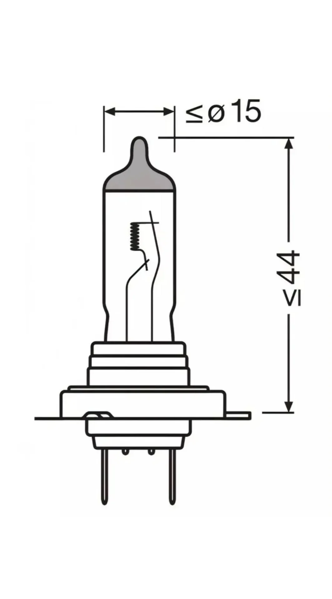 Галогенная лампа neolux H7 12V 55W - миниатюра 3