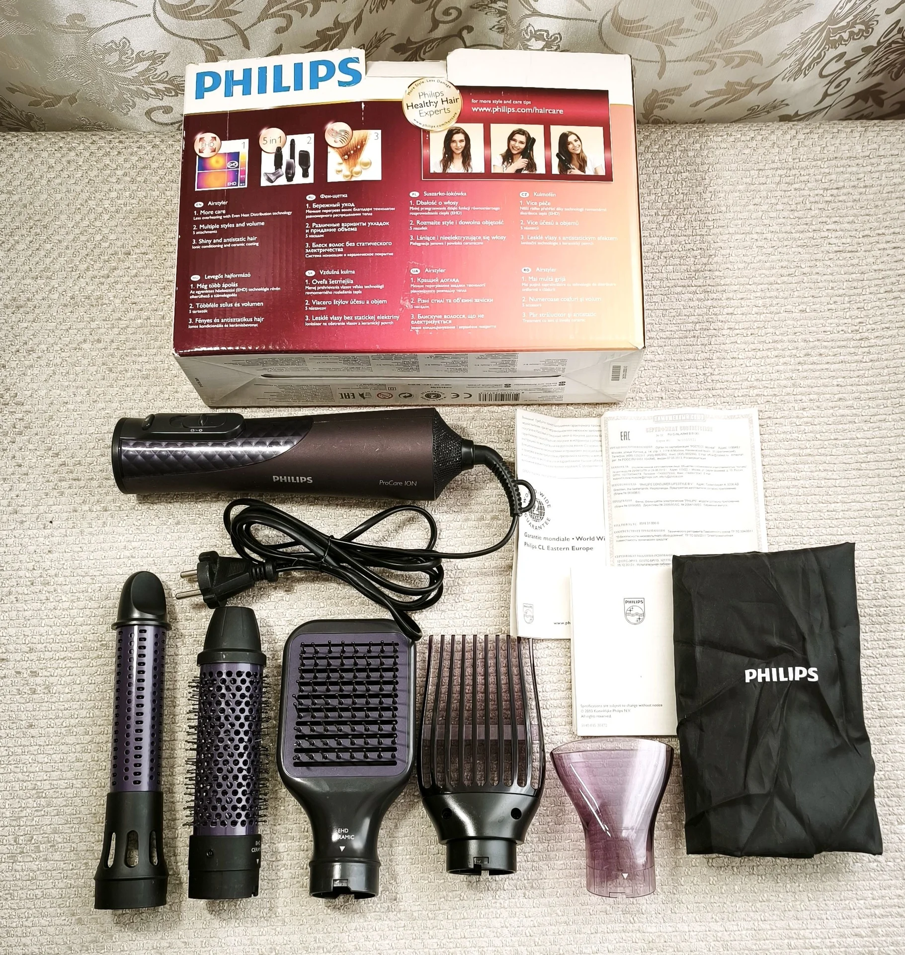 Philips Фен для волос с насадками - изображение 1