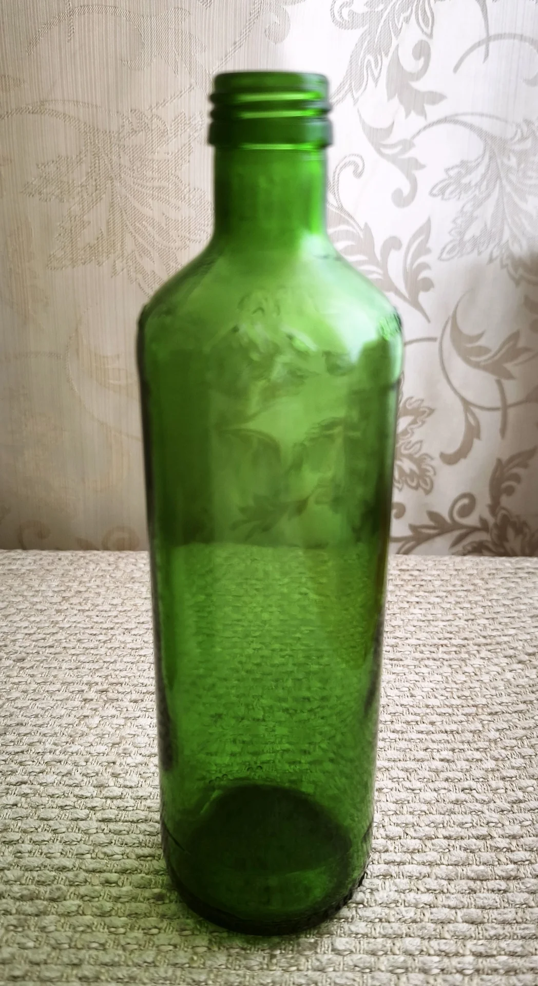 Бутылка зеленого цвета стекло - миниатюра 6