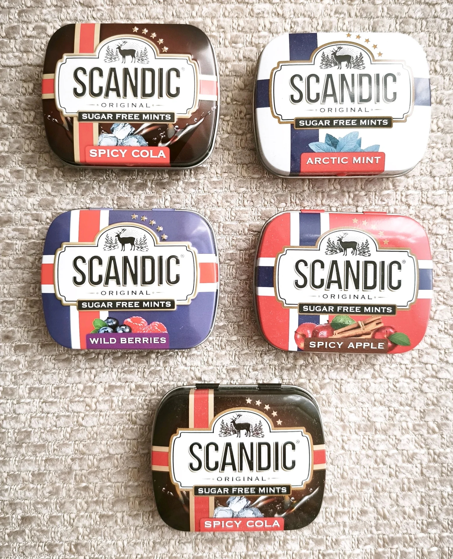 Баночки жестяные от конфет Scandic - изображение 1