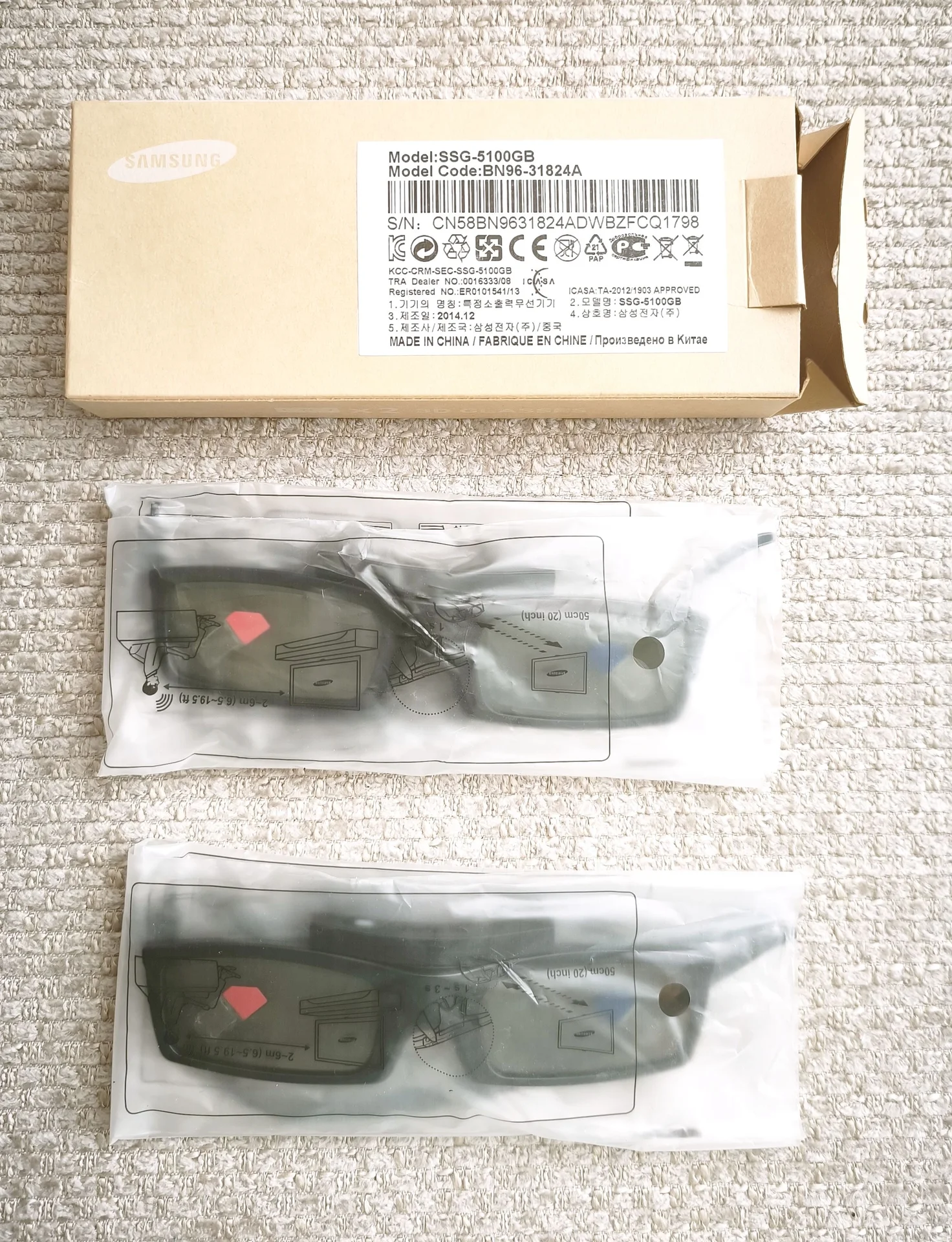 Очки Samsung 3D SSG-5100GB - миниатюра 3