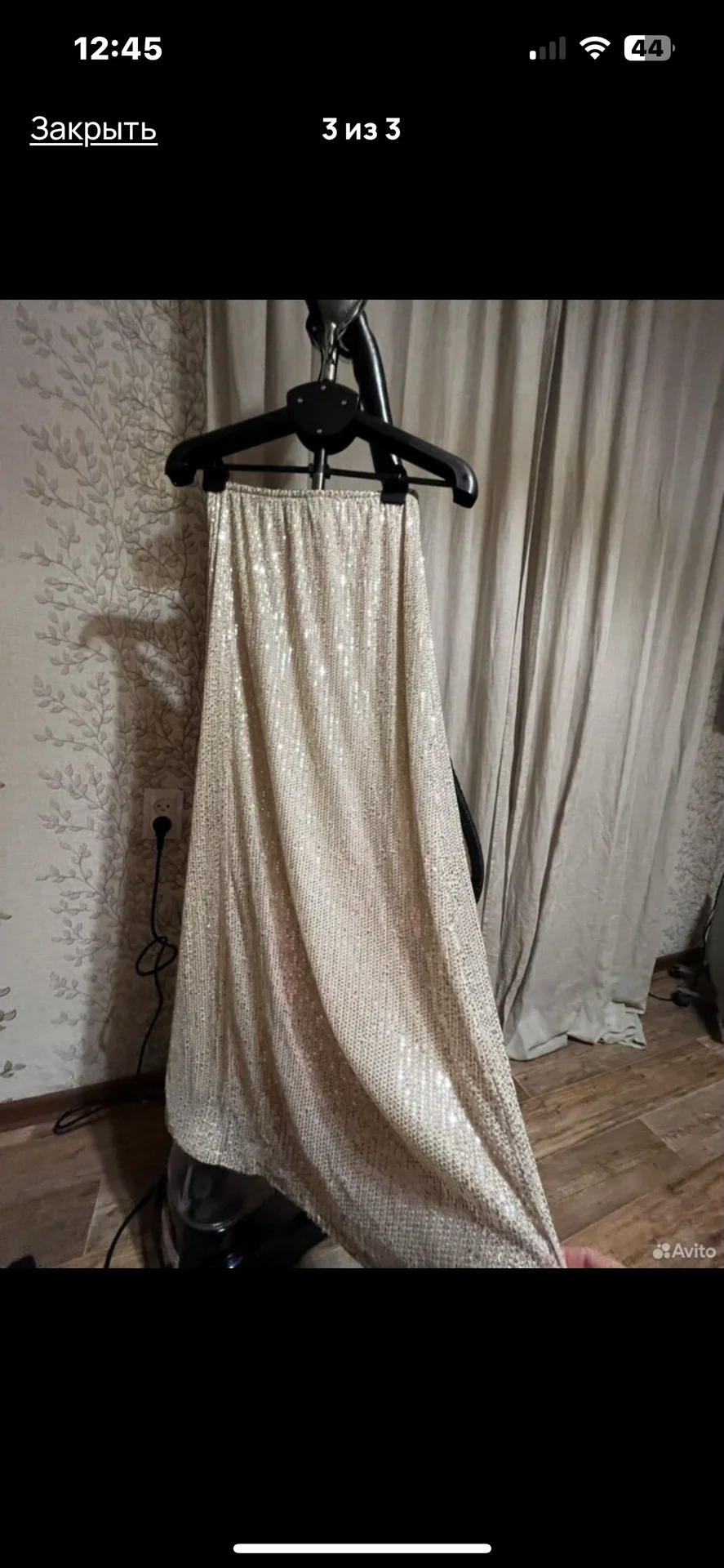 Юбка с паетками 46 р - миниатюра 3