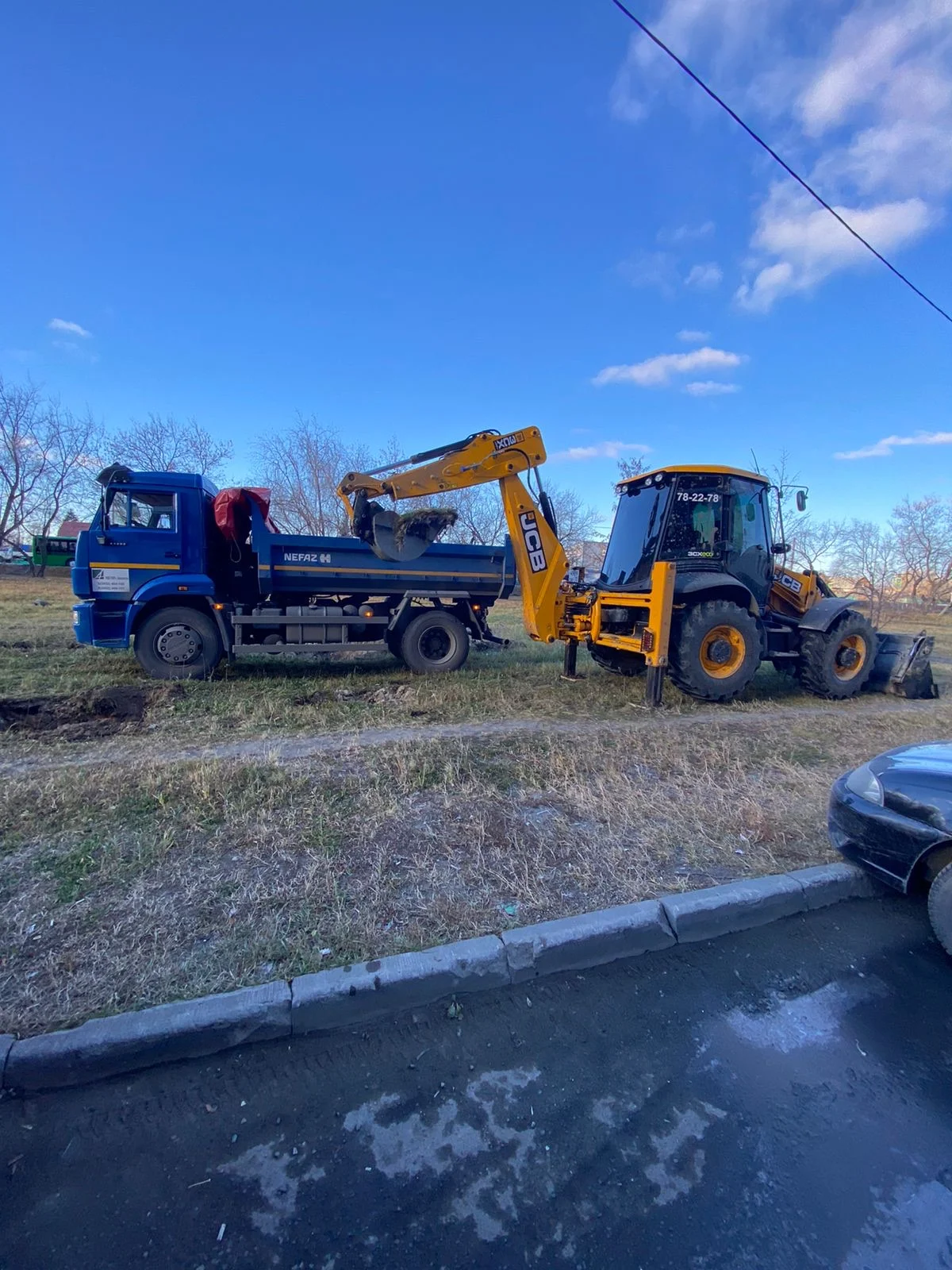 Услуги экскаватора погрузчика JCB - миниатюра 7