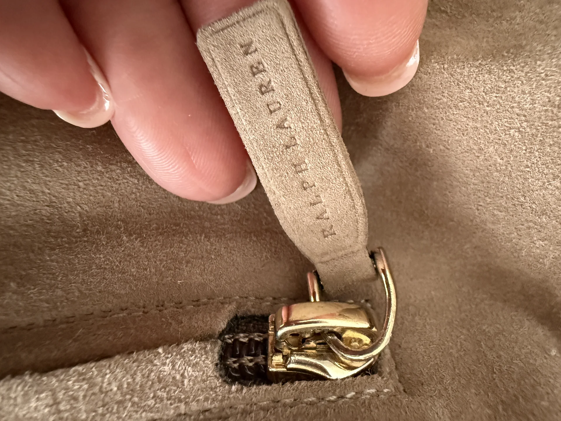 сапоги замшевые ralph lauren - миниатюра 4