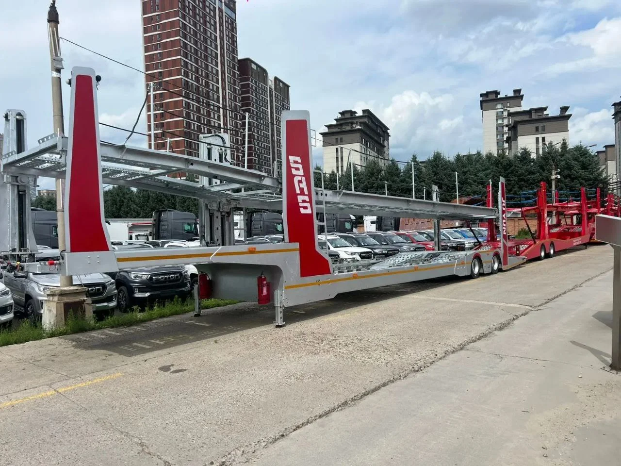 Оцинкованный автовоз SAS 9189EA - миниатюра 8