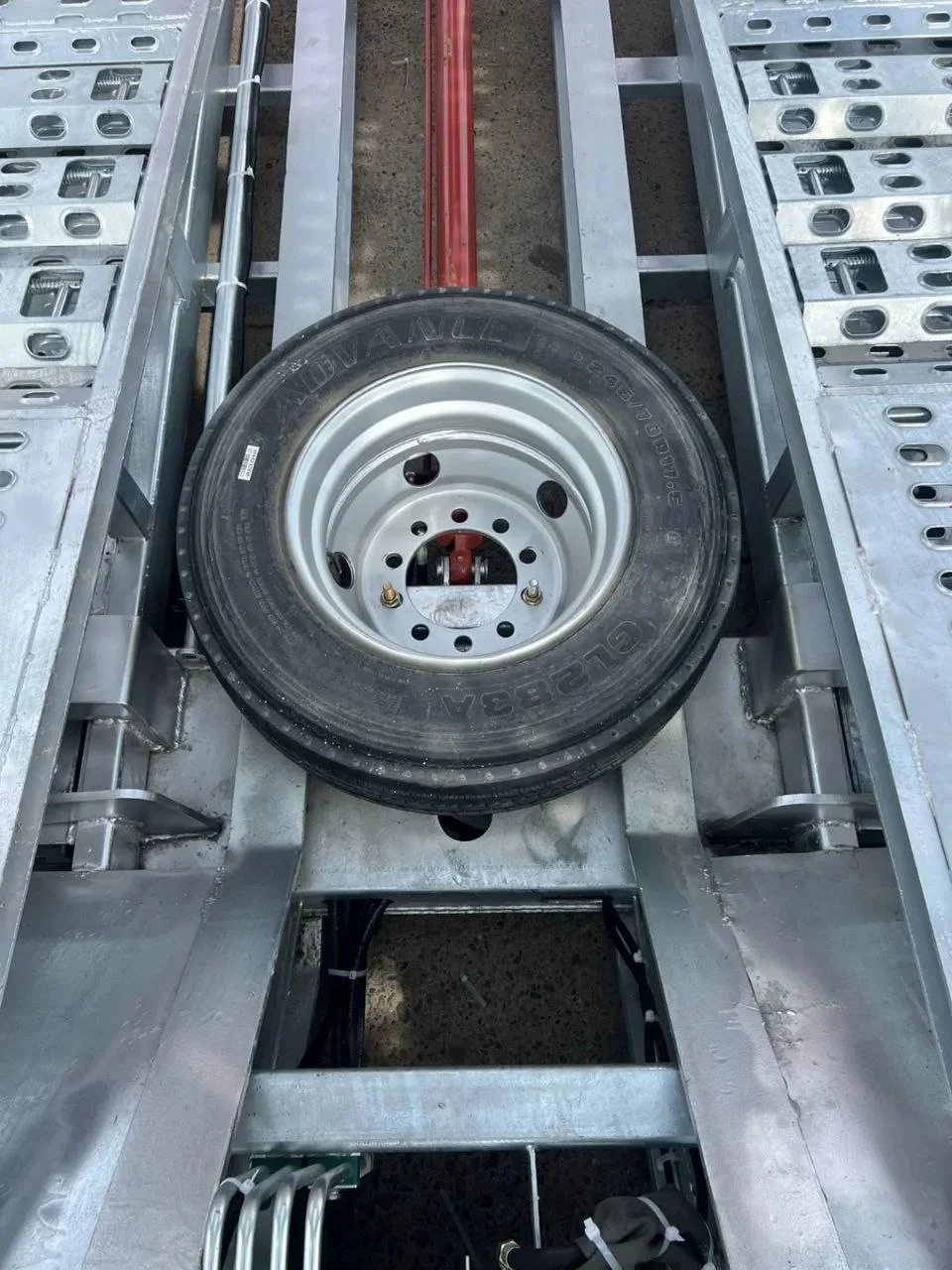 Оцинкованный автовоз SAS 9189EA - миниатюра 9