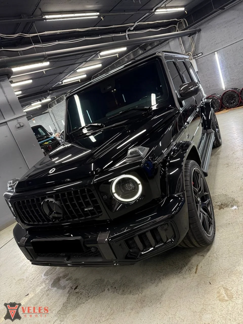 Установка карбонового обвеса на Mercedes G-class - изображение 1