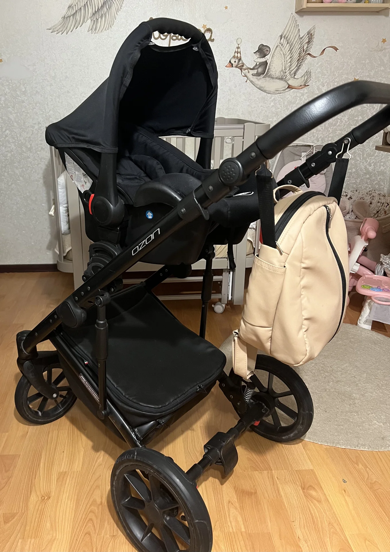 Коляска riko basic ozon 3 в 1 - миниатюра 5