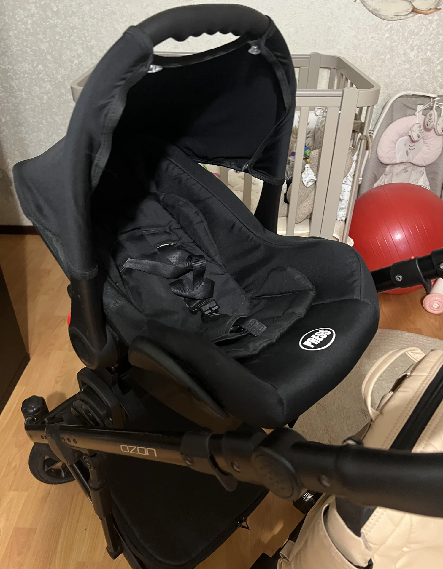 Коляска riko basic ozon 3 в 1 - миниатюра 6