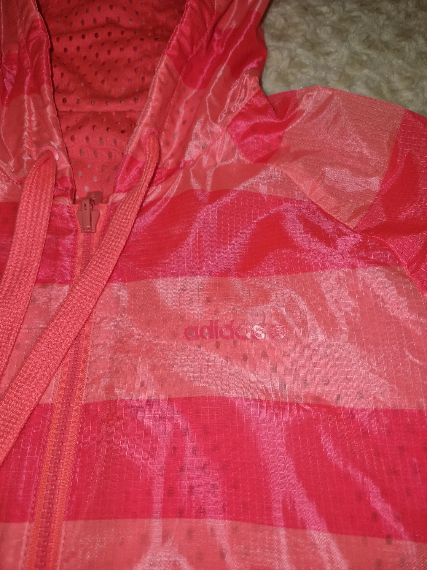 Яркая ветровка Adidas, XS - миниатюра 2