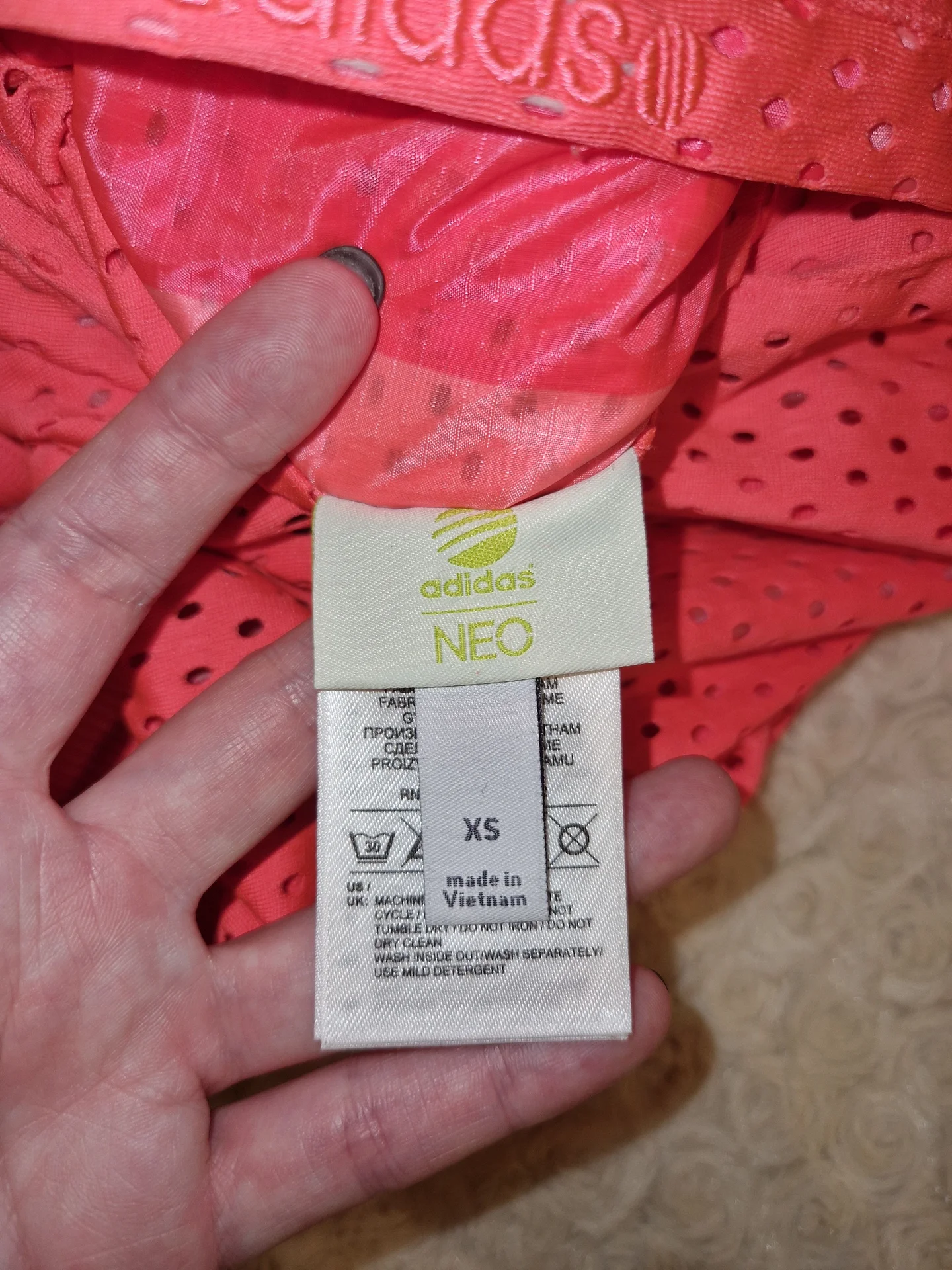 Яркая ветровка Adidas, XS - миниатюра 5