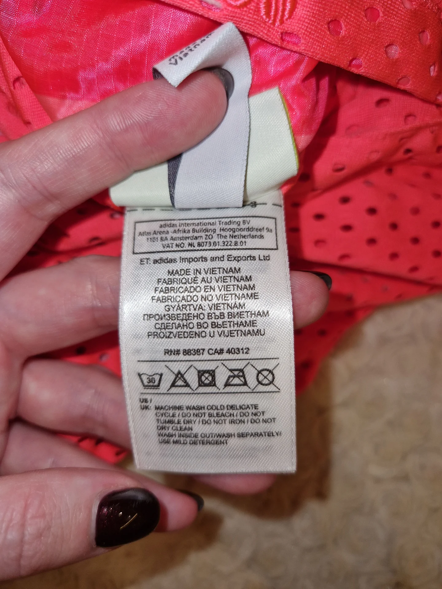 Яркая ветровка Adidas, XS - миниатюра 6