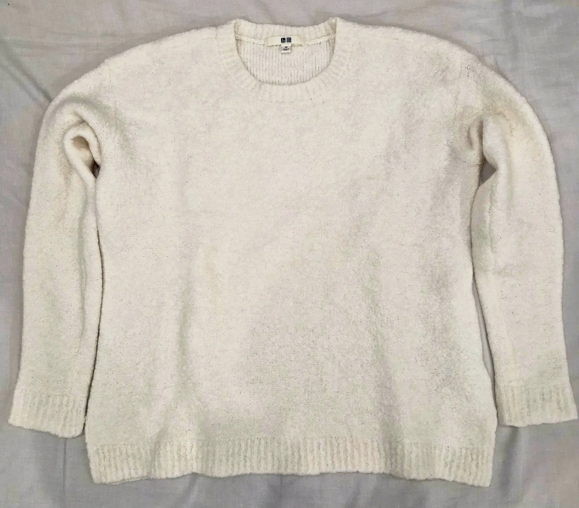 Свитер UniQlo, размер XS, белый - изображение 1