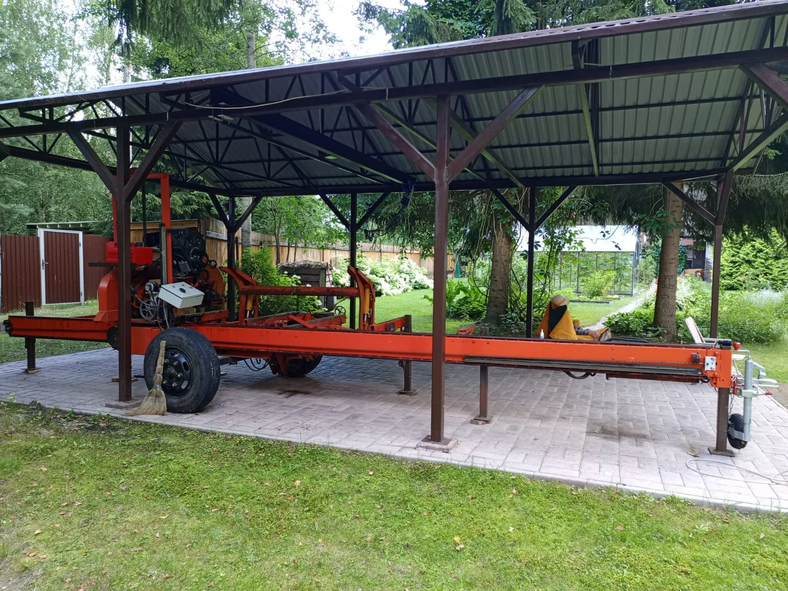 Ленточная пилорама wood mizer lt 40