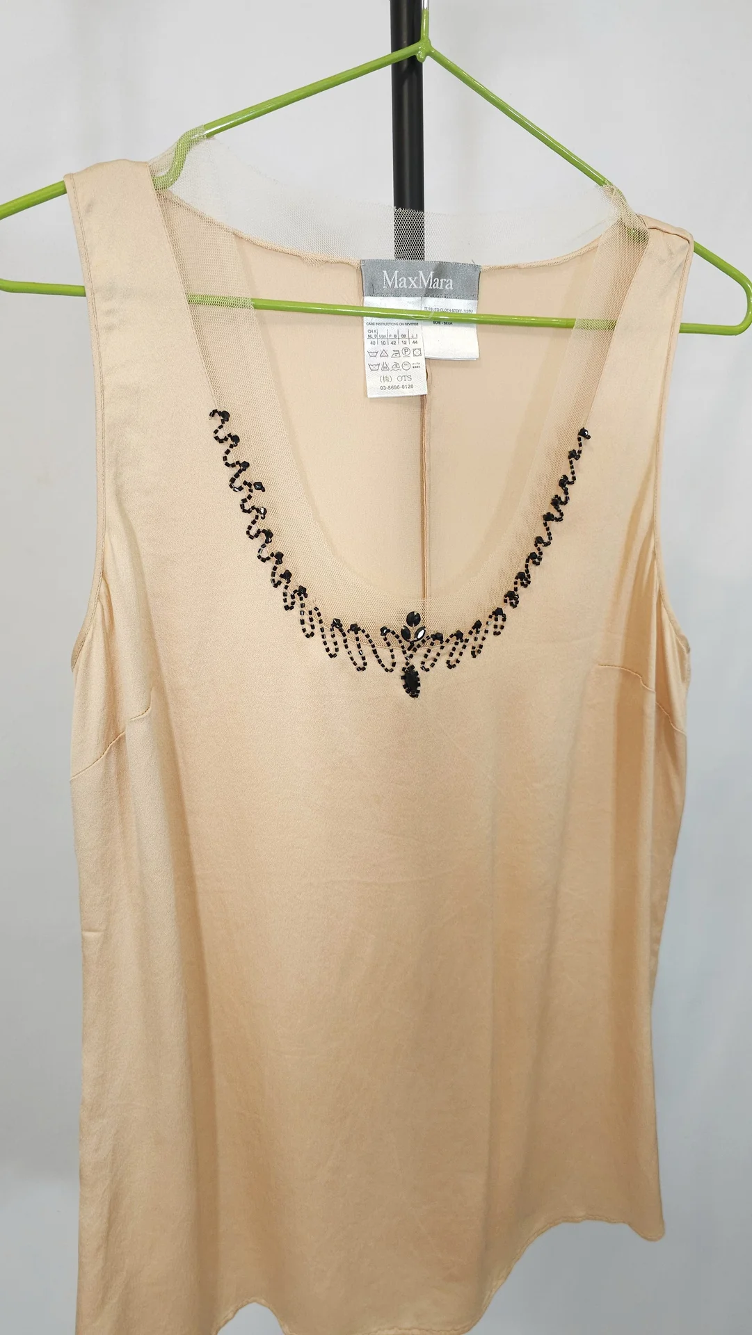 Топ из натурального шёлка Max Mara - миниатюра 6