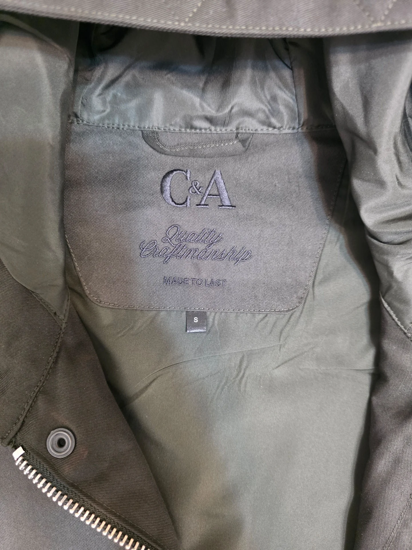 Парка демисезонная C&A Premium (хаки / милитари) - миниатюра 12