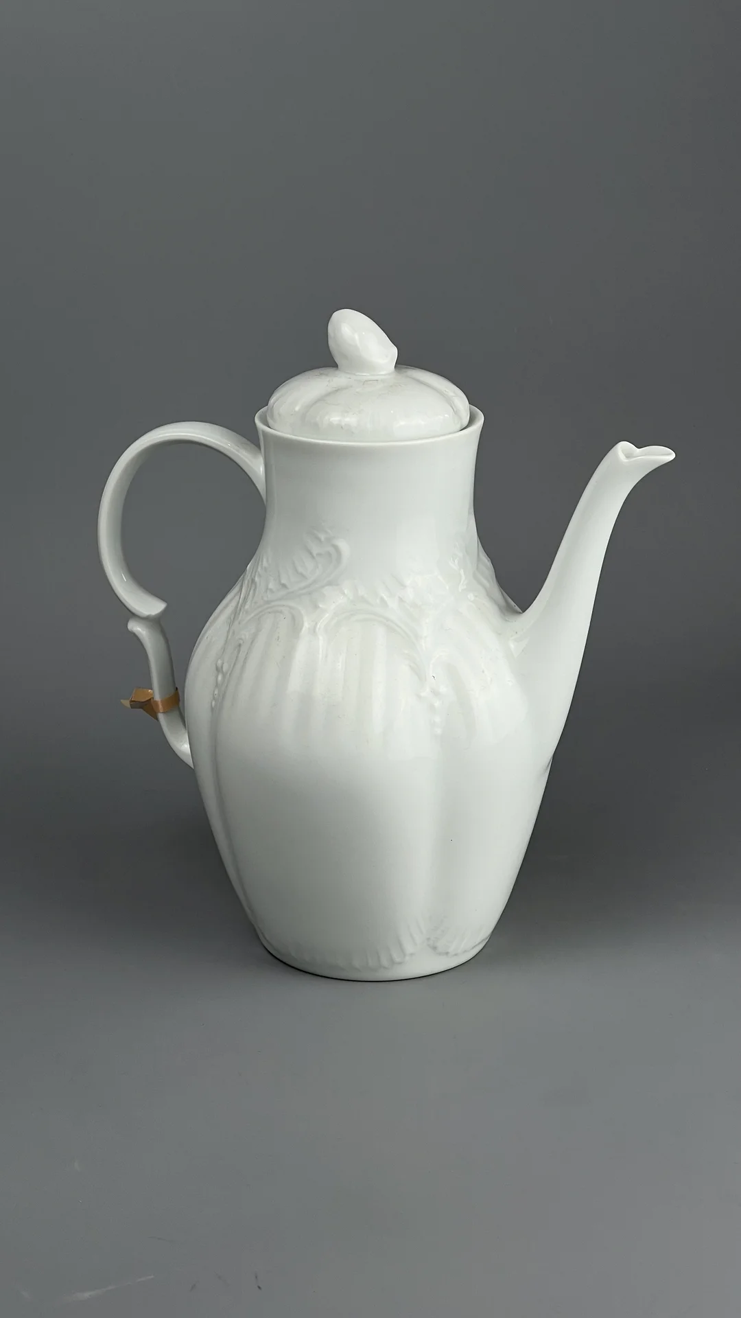 Франция, Limoges Белый чайник, 1900–1920г - миниатюра 3