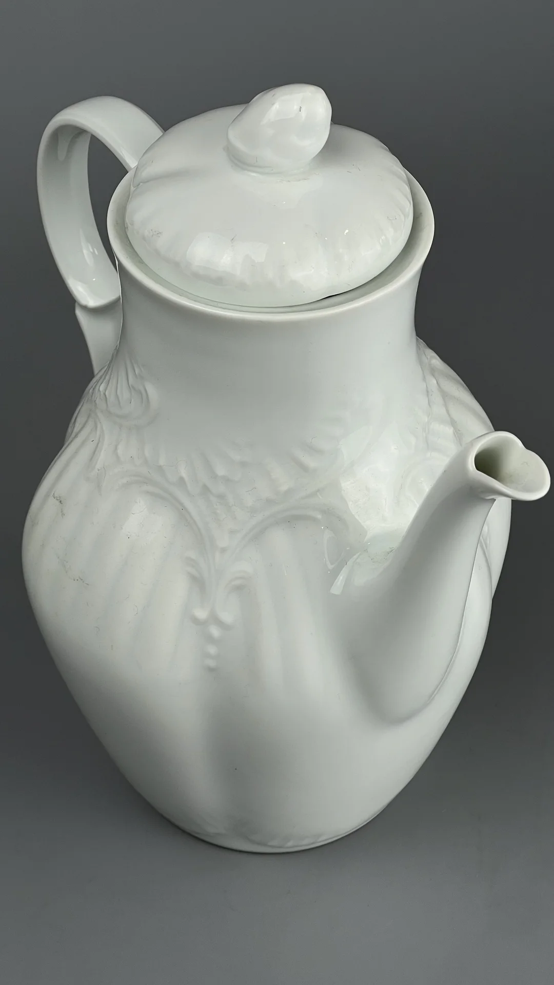 Франция, Limoges Белый чайник, 1900–1920г - миниатюра 5