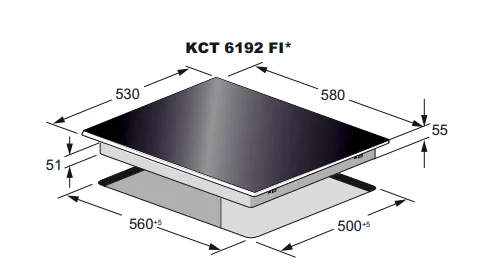 Индукционная варочная поверхность Kaiser KCT 6192 FI RotEM - миниатюра 7