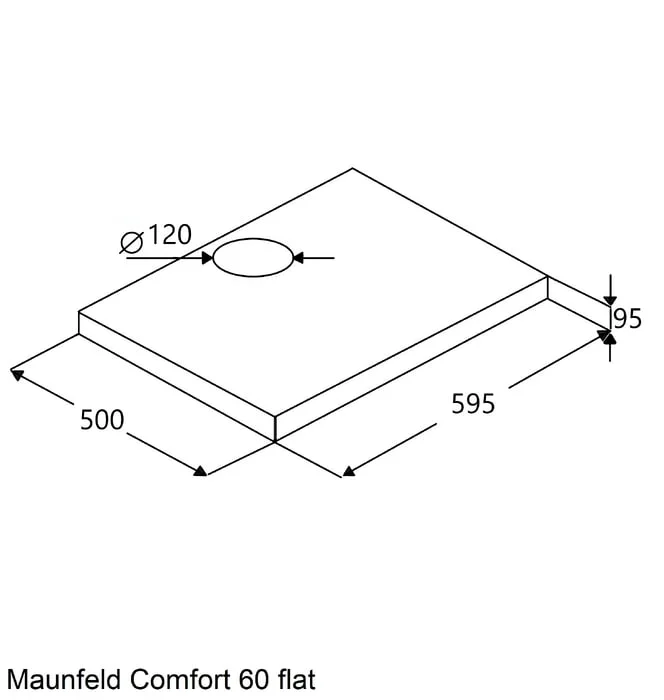 Вытяжка Maunfeld Comfort 60 Flat - миниатюра 6