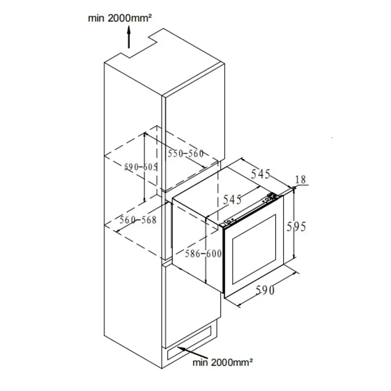 Винный шкаф Korting KFW 604 DB GN - миниатюра 4
