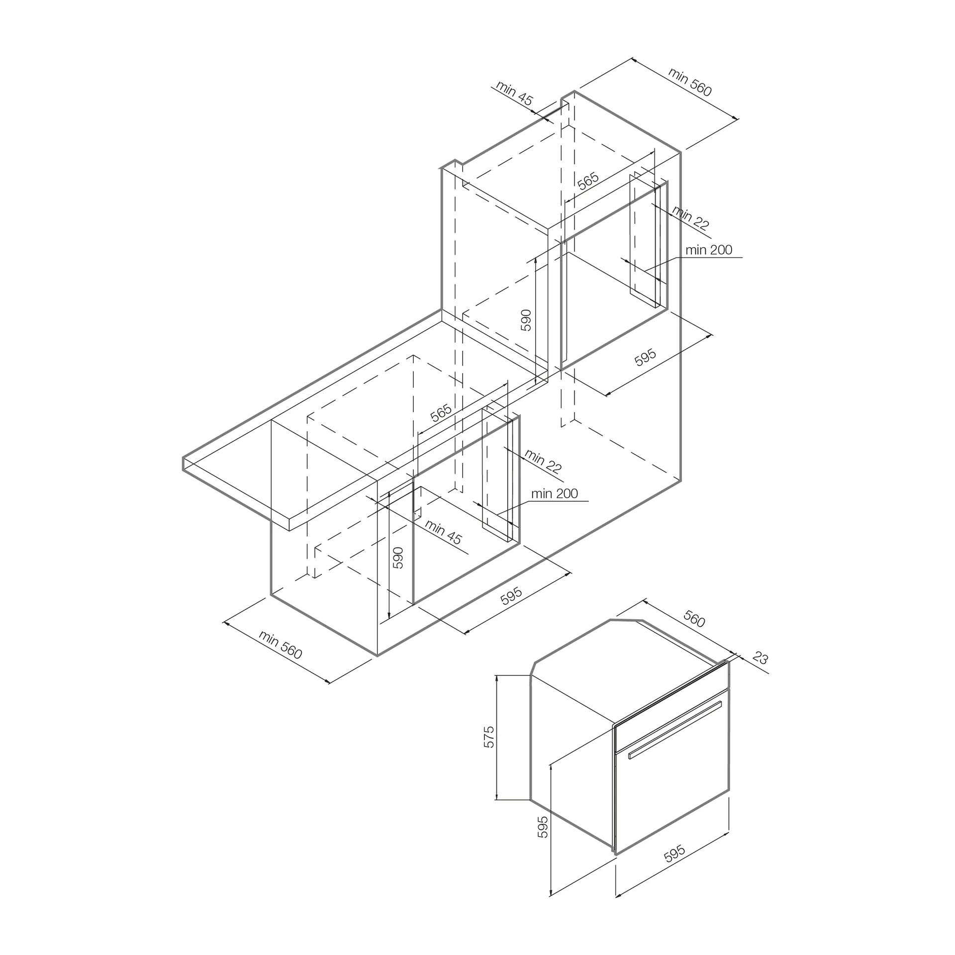 Духовой шкаф Graude BK 60.1 SM - миниатюра 4